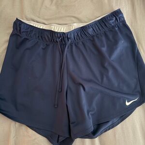 Nike Women's Dark Blue Athletic Shorts